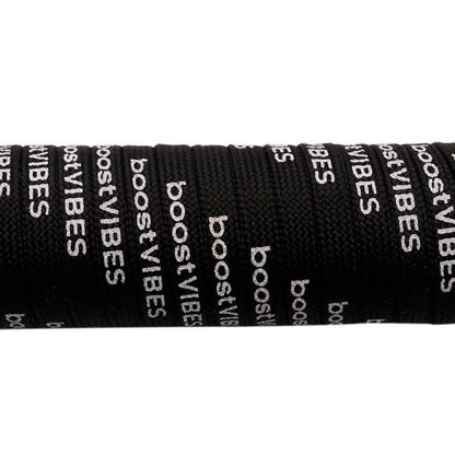 7MM boostVIBES Silk Screen Letter Printing 2021 Trendy Casual Shoelace Luxury Material Consist