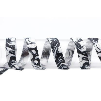 8MM Flat Type Shoe Accessories Wide Canvas Ropes Top Waist Laces Sneakers Women Men Black White Easy