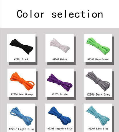 6MM Oval Shoe Accessories Passionate Red Pink Pure Cotton Flexible Lace Colour Bright For Custom In