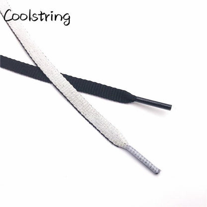 Jumpman Flat 8mm Combo Two Color Connect Reversible Shoelaces Bicolor Polyester Shoe Strings Laces