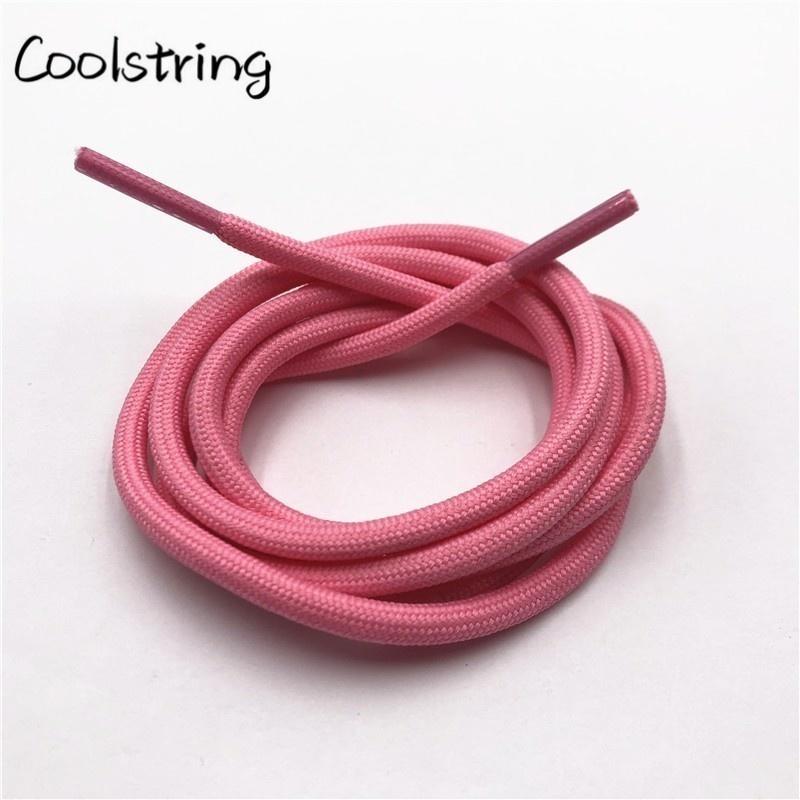 5mm Round Polyester Customized Shoelaces Green Navy Fashion Shoe Laces Extral Long Unisex Women Men