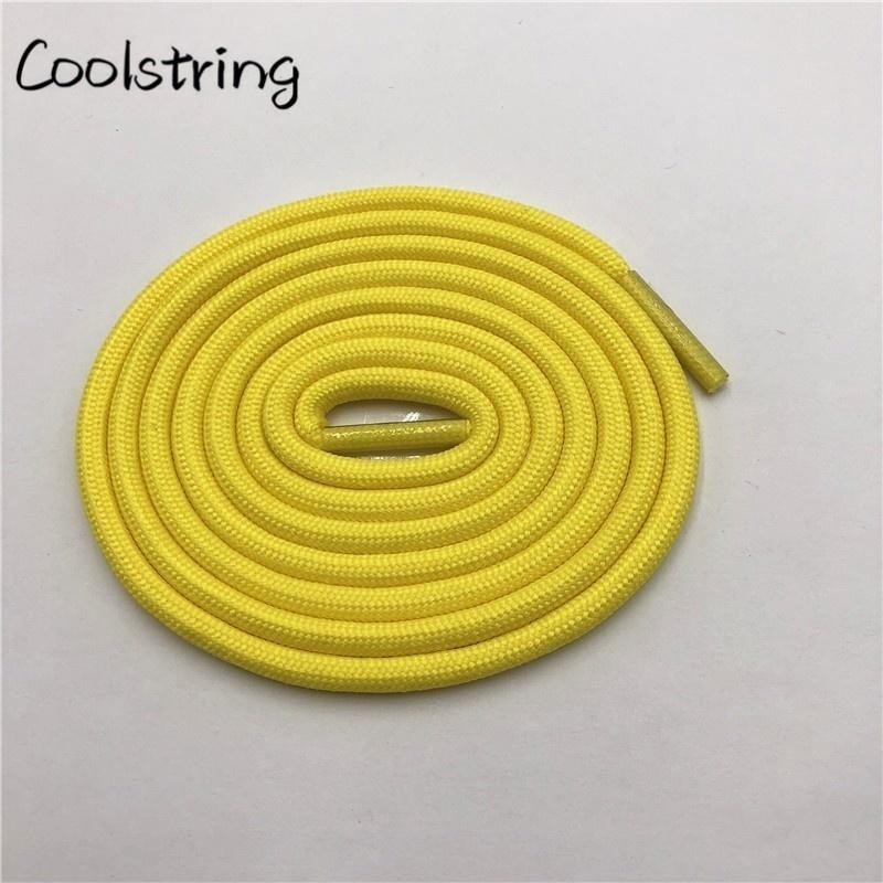 5mm Round Polyester Customized Shoelaces Green Navy Fashion Shoe Laces Extral Long Unisex Women Men