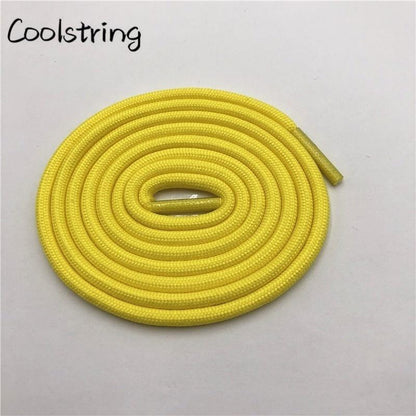 5mm Round Polyester Customized Shoelaces Green Navy Fashion Shoe Laces Extral Long Unisex Women Men