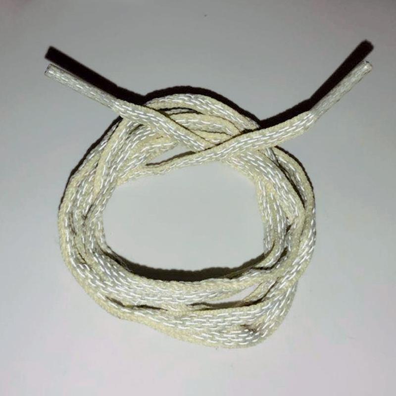 6MM Oval Reflective 3M Semicircular Ropes Athletic Highlight Shoe Latchet Grey Beige Eye-Catching