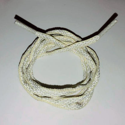 6MM Oval Reflective 3M Semicircular Ropes Athletic Highlight Shoe Latchet Grey Beige Eye-Catching