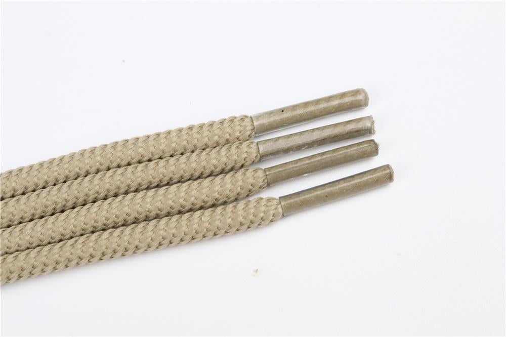 Shoe Accessory 4.5MM Khaki Strong Polyester Ropes For Hiking Boots Unisex Women Sneaker 2021