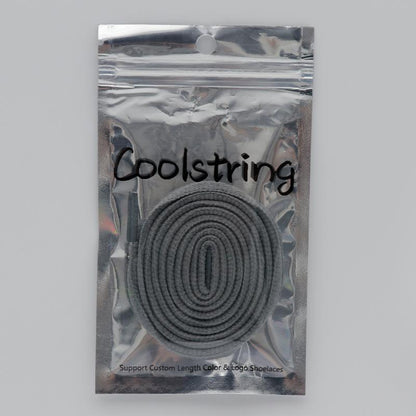 Elegant 6MM Oval Shoelaces Clothing Beige Grey Polyester Pure Cotton Luxury Cordones For