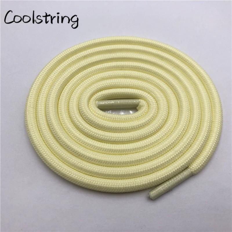 5mm Round Polyester Customized Shoelaces Green Navy Fashion Shoe Laces Extral Long Unisex Women Men