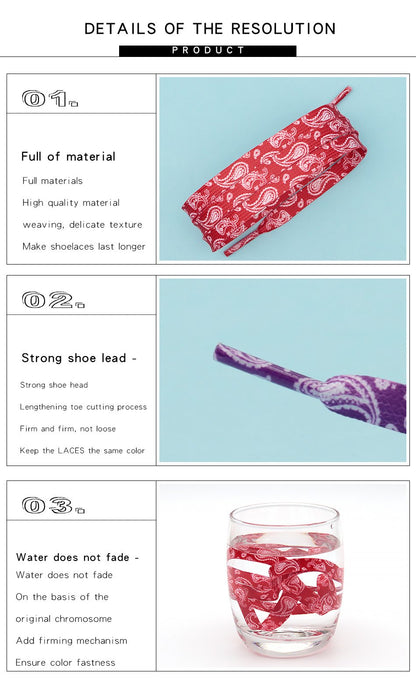 Jumpman Mid Cashew Flowers Shoelace 5 Colors Women Men Hand-painted AF1 Dunks Basketball Shoes