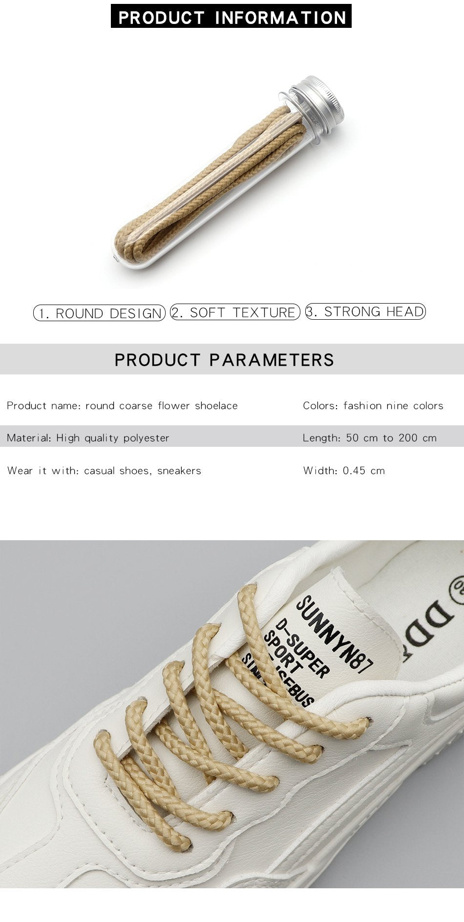 Outdoor 4.5MM Deep Color High Ranking Polyester Interweave Shoe Ropes Charmed Male Laces 2021 Strong