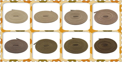 4.5MM Polyester Men's Color Matching Brown Series Round Durable Ropes For Hiking Climbing Night