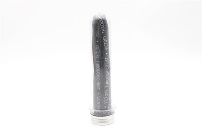 8MM Top Shoelaces "VOCTORY THROUGH CHRIST" Letter Printing Decorative Shoe Accessories Polyester