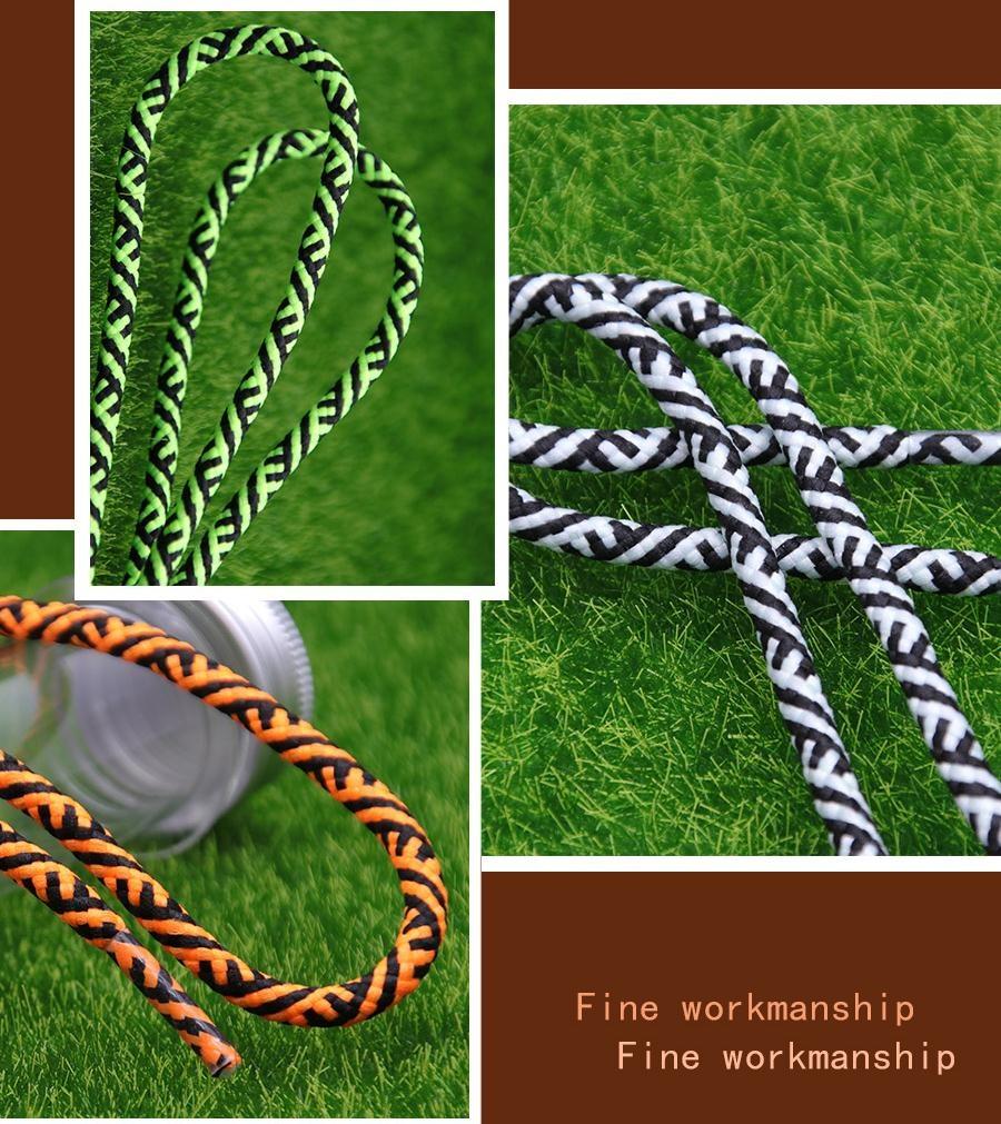 5MM Round Type Polyester Shoelaces High Quality For Unisex Men Women Sneakers Adult Kid Causal Boots