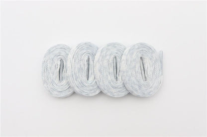 8MM Marble Pattern Heat Transfer Printing Shoelaces Grey White Flat Canvas Shoe Cords Men Women
