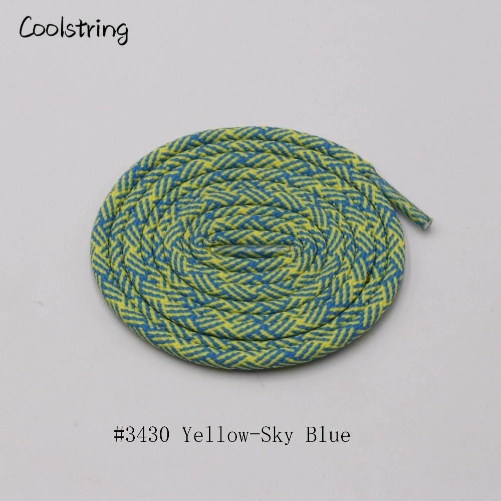 4.5mm Exclusive Quick Round Shoe Laces Sneakers Trainer Shoestring Black White Blend Featuring