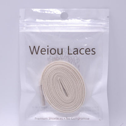 Official Weiou Shoelace Clothing 8.5MM Solid Polyester Beige Cotton Laces Thick Hat Canvas Cord