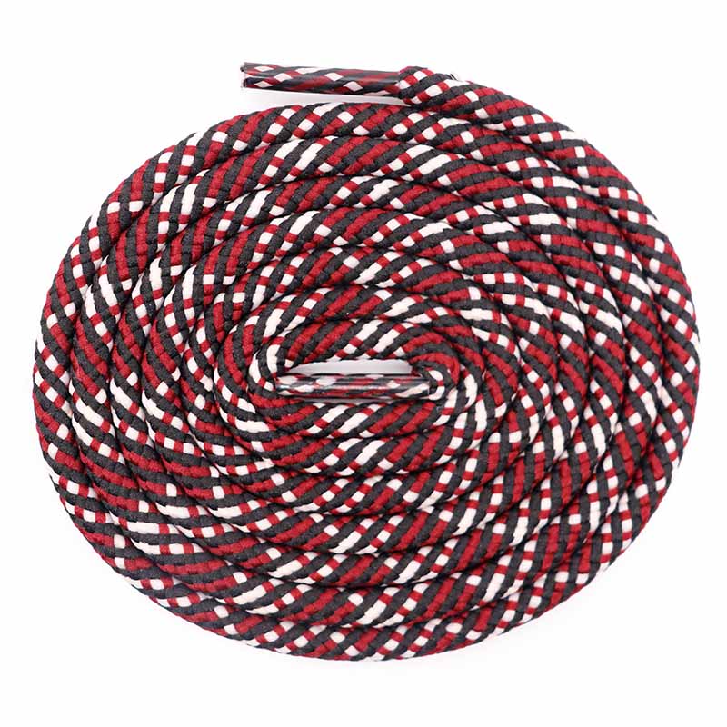 Round Waterproof Draw Cord Three Color Polyester Co-are Flower Retro Shoe Lace Match jump-mans 11 Shoes