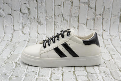 7MM Saint Side White Black Letter Flat Type Waist Laces Men Women Sneaker Ropes Boots Canvas Casual