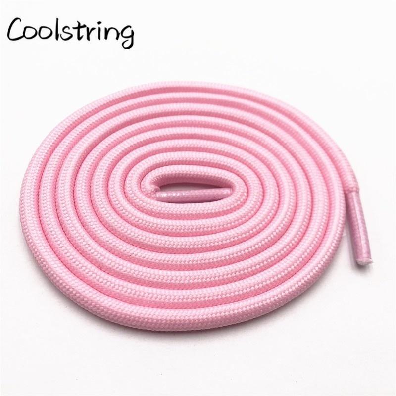 5mm Round Polyester Customized Shoelaces Green Navy Fashion Shoe Laces Extral Long Unisex Women Men