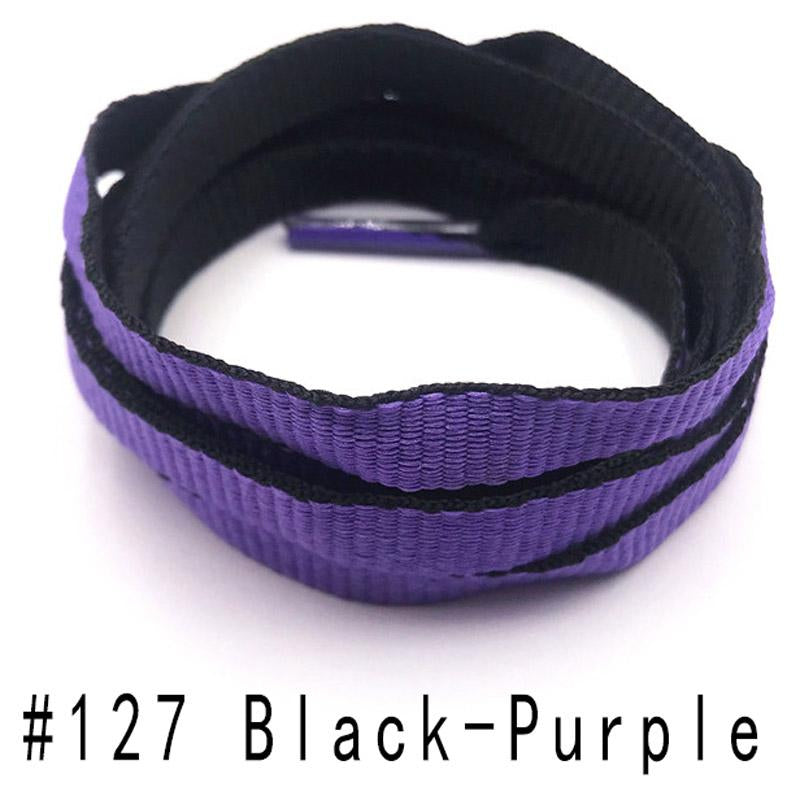 Jumpman Flat 8mm Combo Two Color Connect Reversible Shoelaces Bicolor Polyester Shoe Strings Laces