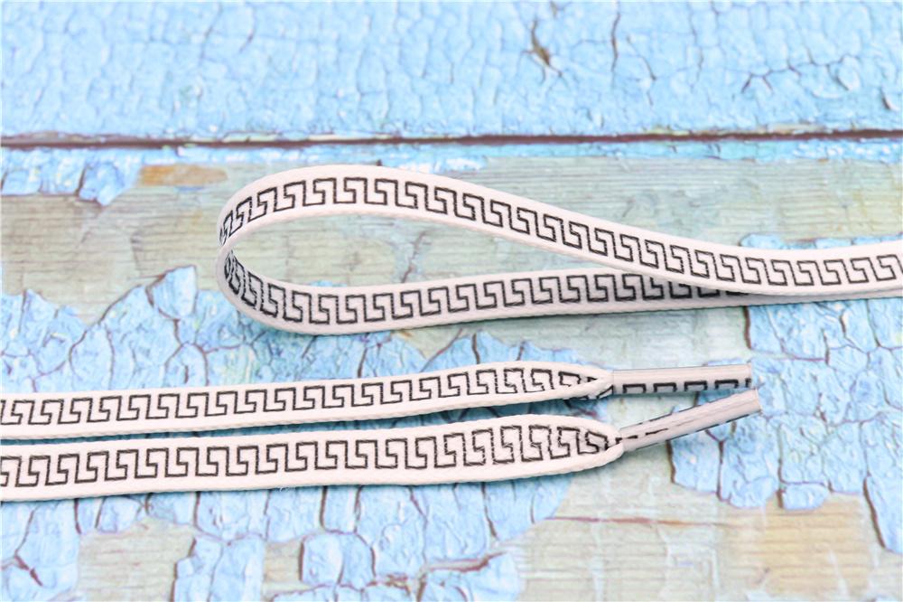 8MM Perfect Shoelaces Easy Wearing Black White Golden Shoe Cords Women Sneakers Boots Fashion Laces