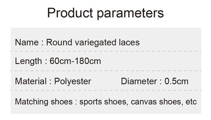 Shoe Accessories 4.5MM Excellent Polyester Round Rope Male Female Outdoor High-rank Durable Lace