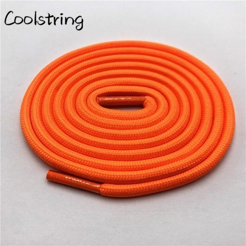 5mm Round Polyester Customized Shoelaces Green Navy Fashion Shoe Laces Extral Long Unisex Women Men