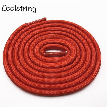 5mm Round Polyester Customized Shoelaces Green Navy Fashion Shoe Laces Extral Long Unisex Women Men