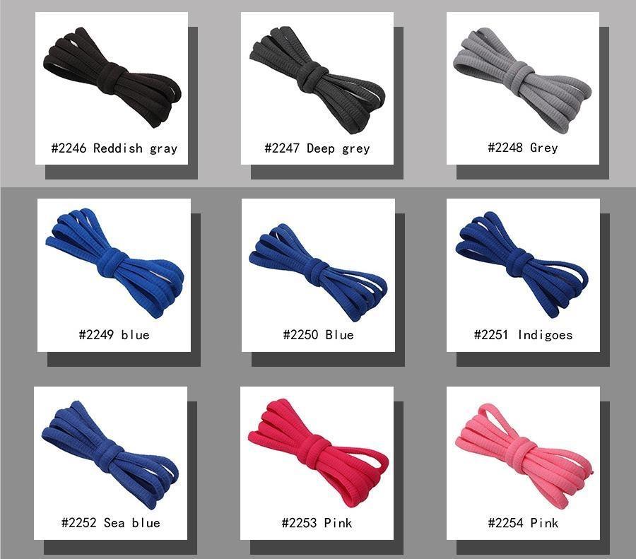 Authentic 6MM Oval Ropes Yellow Green Vivid Shoelaces Clothing Polyester Pure Cotton Flexible Laces