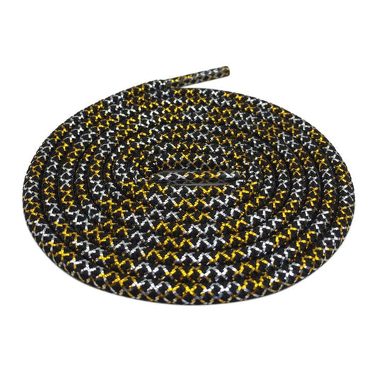 4.5MM Shoelaces Clothing Thiny Round Type Metallic Yarn Shoe Ropes Top Polyester Laces For Causal
