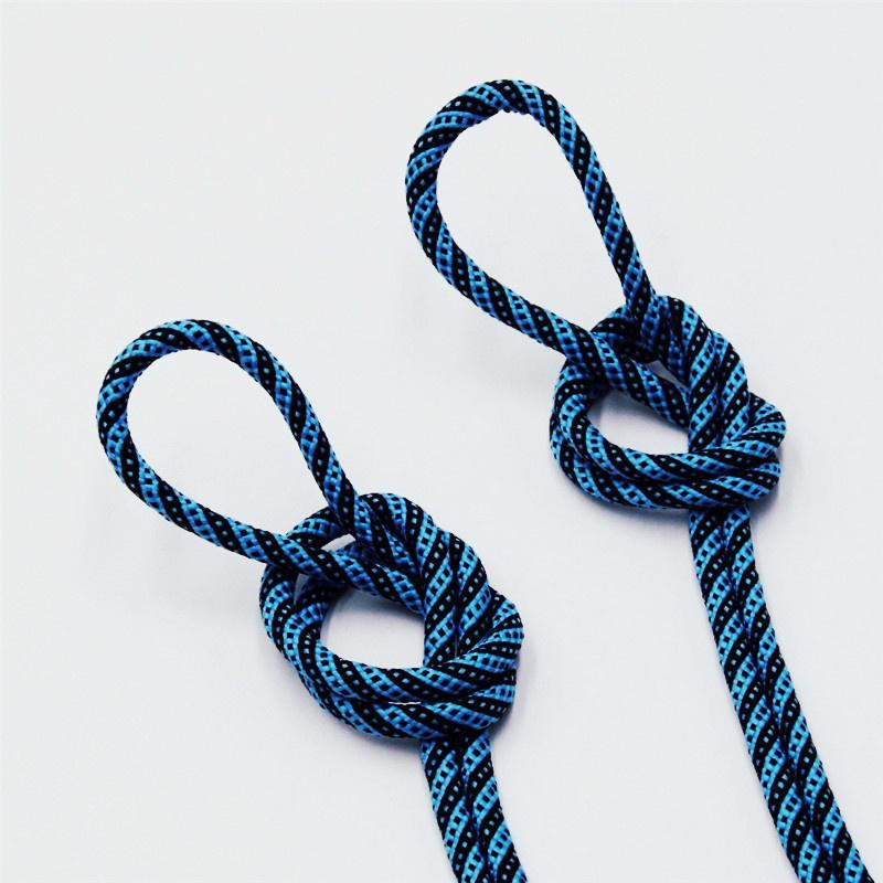 5MM Round Cords Spiral Plaid Polyester Shoelaces For Adult&Kid Men Women Sneaker 2021 Outdoor Sports