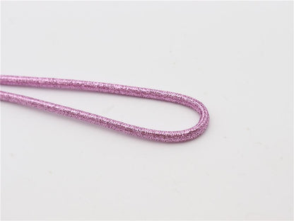 Shoe Accessory 4.5mm Shiny Metallic Shoelaces Premium Pretty Ropes Unisex Sport Basketball Cheap