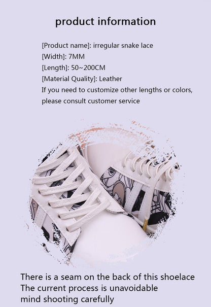 7MM Flat Type Innovative Shoe Accessories With Metal Tip Women Boots Fashion Shoelaces Zapatillas