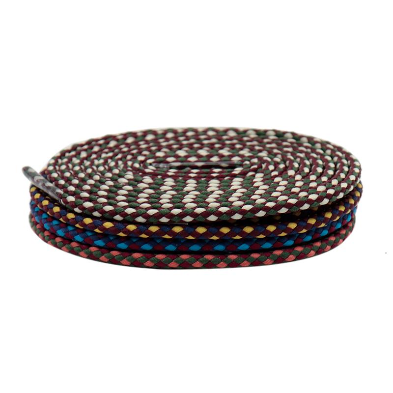 4.5MM Colorful Ropes Tri-Color Combination Hoodie Drawropes Manual Durable Shoelacs For Boots 350v2