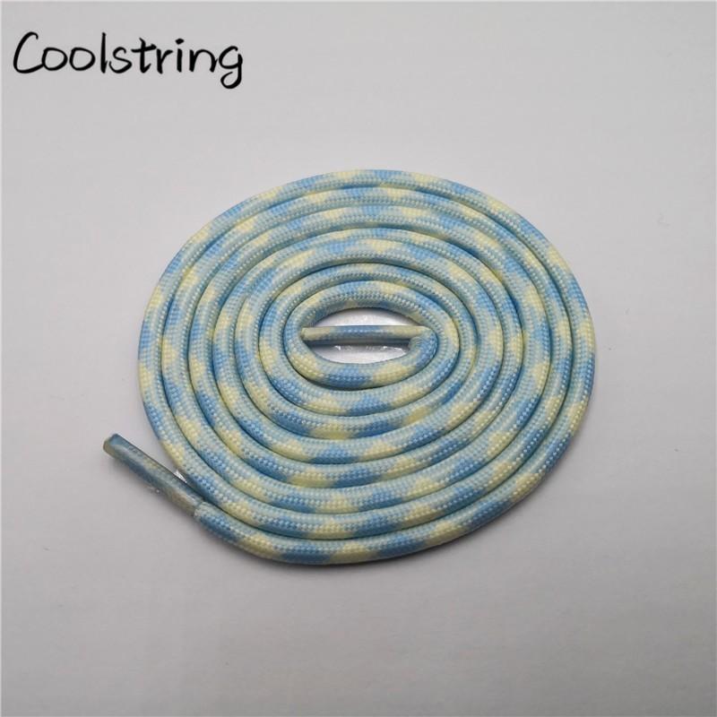 Sport  Fluorescence Round Shoelace Glow In The Dark Night Colorful Fluorescent Shoe Laces Athletic