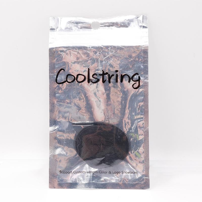 6MM Shoe Accessories White Black Double Layer Polyester Shoelaces Women Sneaker Flat Type Solid