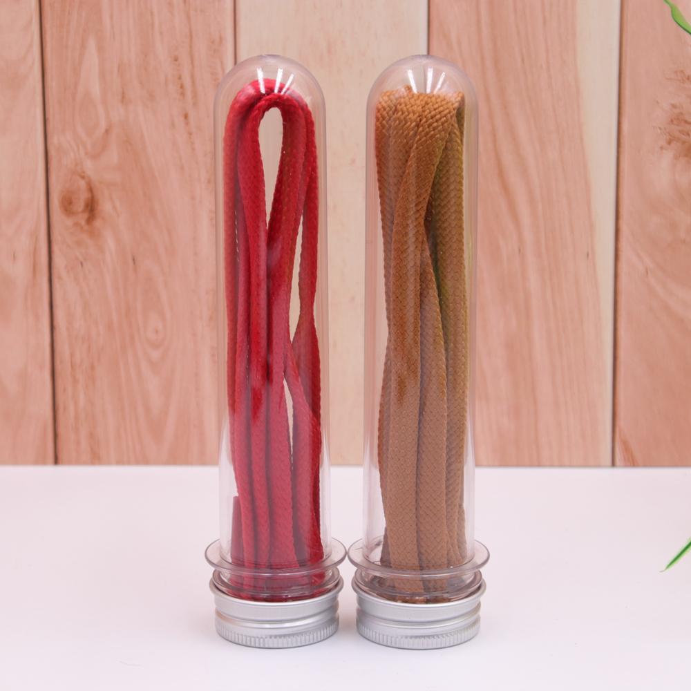 Aluminum Transparent Test Tube Shoelaces Description String Package Men Women Sneaker 2021 Boot