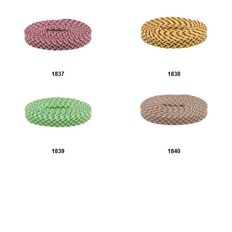 7mm Premium 3 Colorful Flat Polyester Shoelaces For Casual Canvas Men Women Sneaker 2021 Trendy