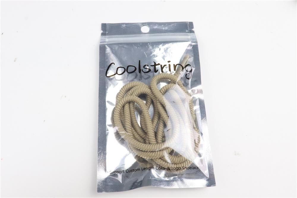 Shoe Accessory 4.5MM Khaki Strong Polyester Ropes For Hiking Boots Unisex Women Sneaker 2021