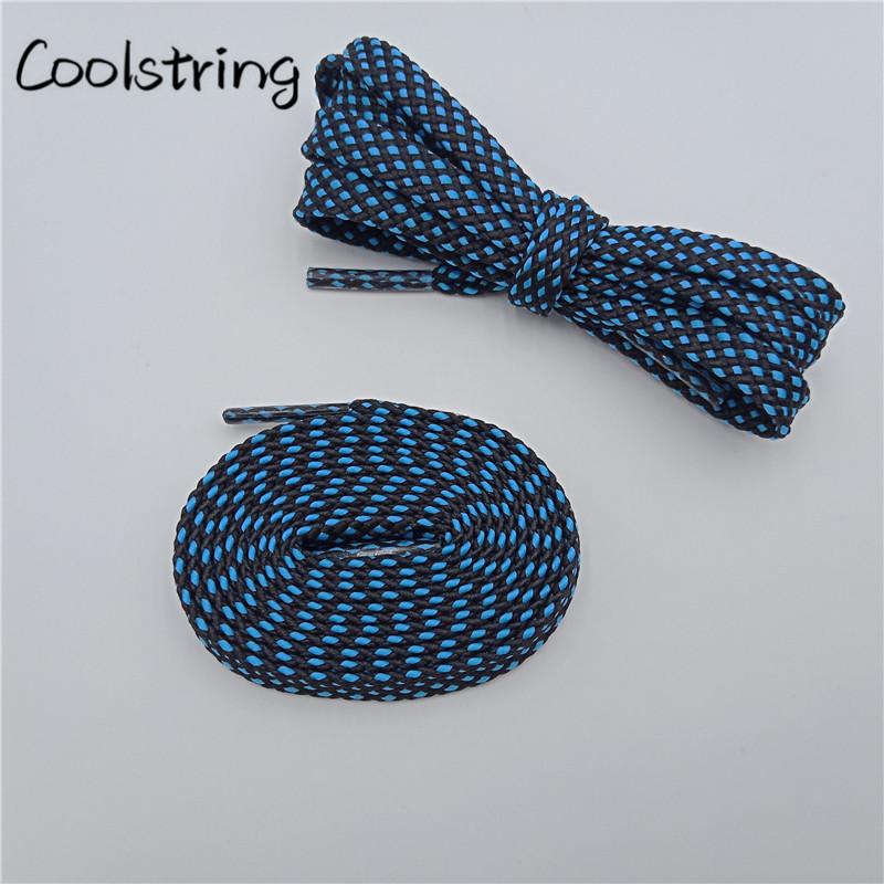 Classic Style 7MM Shoe Accessories Bright Flat Shoelaces Innovative Luxury Lacet For Casual Canvas