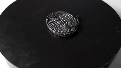 8MM Nice Shoe Accessory Charmed Metallic Yarn Laces Business Women Sneaker Boots Canvas Cords 2021