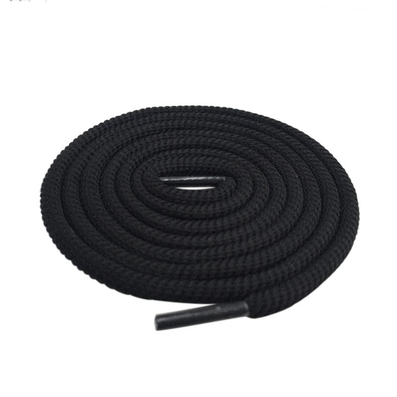 Bright Color 5mm Spiral Round Polyester Shoelaces novelty Sports Bootlaces For Mountaineering