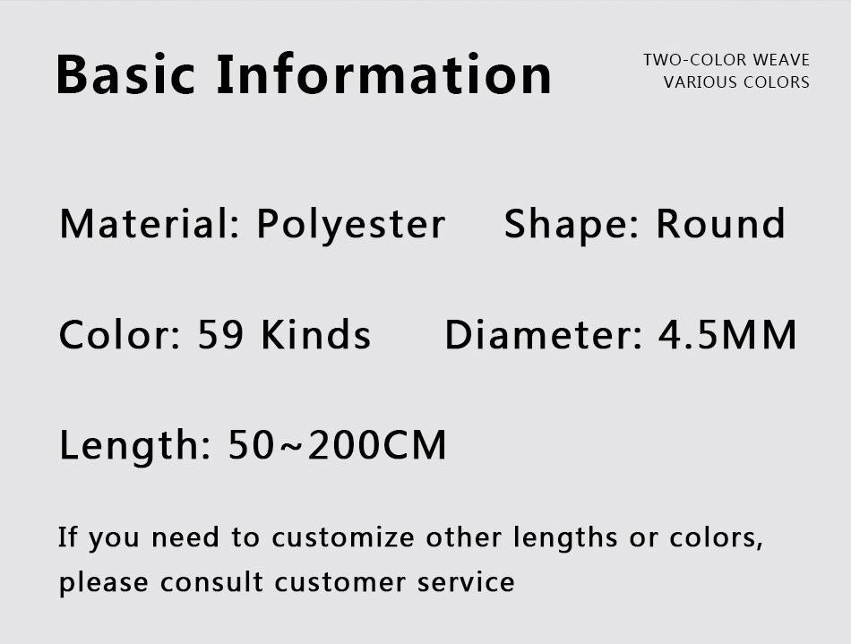 4.5MM Polyester Red Charmed Women Lady Girl's Color Matching Cute Packaging Rope Description For