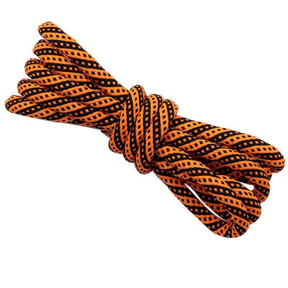 Shoelaces Clothing 4.5MM Orange Blue Ropes End With Plastic Tips Durable Polyester Laces For Bulk