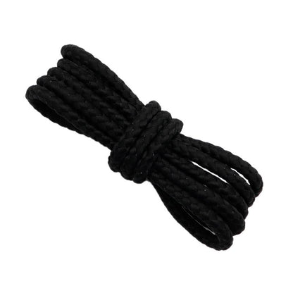 Outdoor 4.5MM Deep Color High Ranking Polyester Interweave Shoe Ropes Charmed Male Laces 2021 Strong