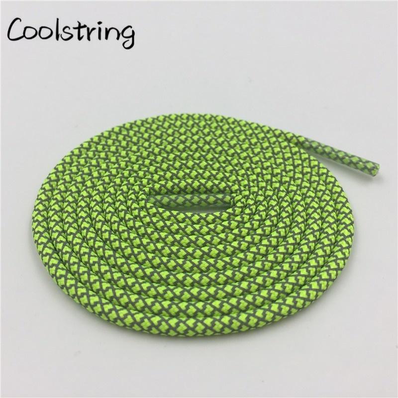 Fluorescent Highlight 3M Reflective Laces Sneaker Rope Shoelaces Athletic KIDS Bootlace For V2 350