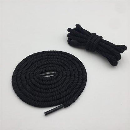 Bright Color 5mm Spiral Round Polyester Shoelaces novelty Sports Bootlaces For Mountaineering