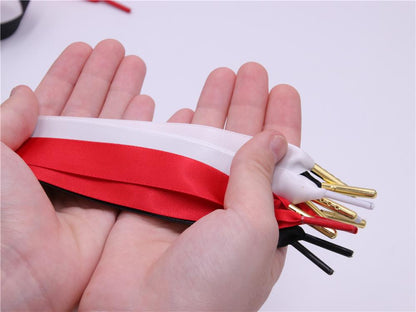 Solid Color Ribbon Wide Shoelaces Women Canvas Casual Flat Shoes Lacet 2021 Charmed Fashion Cord