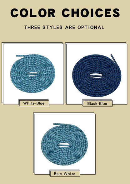 3MM Nice Shoe Accessories Blue Navy Deep Color Polyester Shoeropes Coolguys Necessary Drawlaces