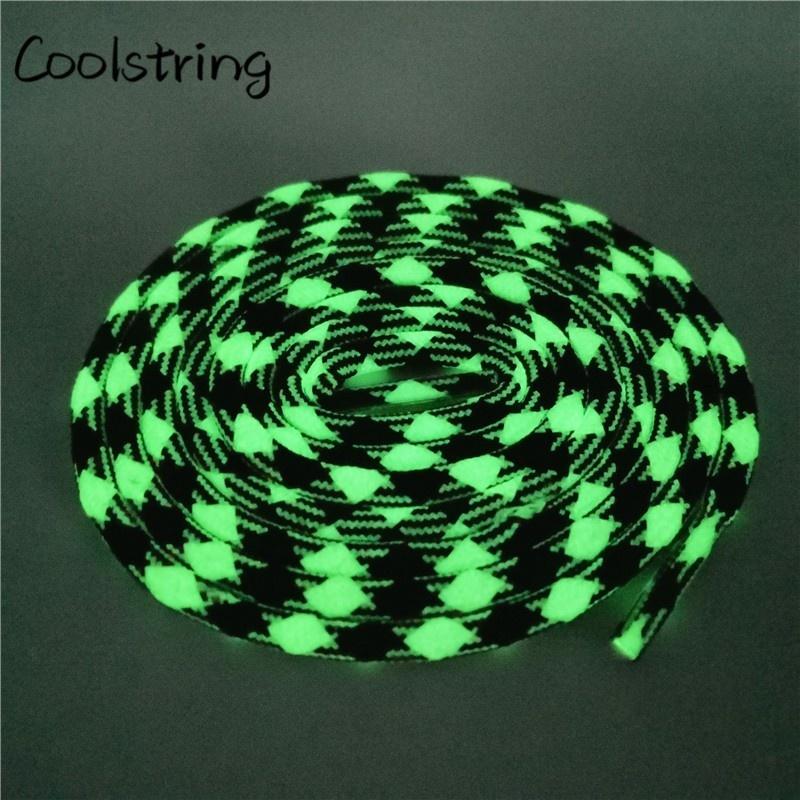 Sport  Fluorescence Round Shoelace Glow In The Dark Night Colorful Fluorescent Shoe Laces Athletic